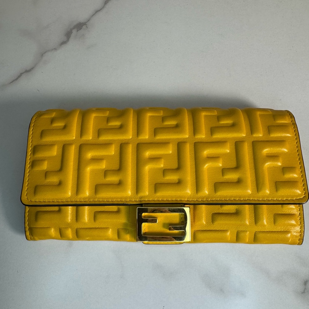 Fendi Zucca Embossed wallet